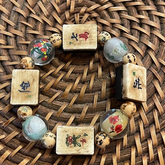 🐞2 for 30🐞 Mahjong Tile Bracelet - Picture 2 of 4